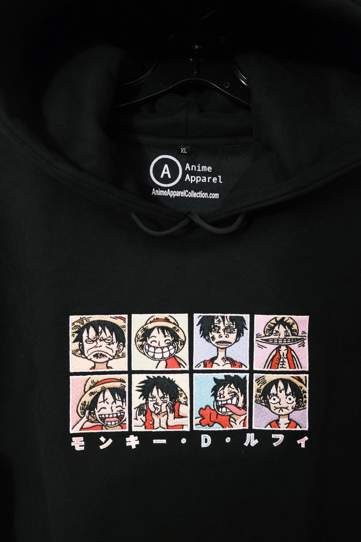 Luffy 'Goofy Faces' Embroidered Hoodie