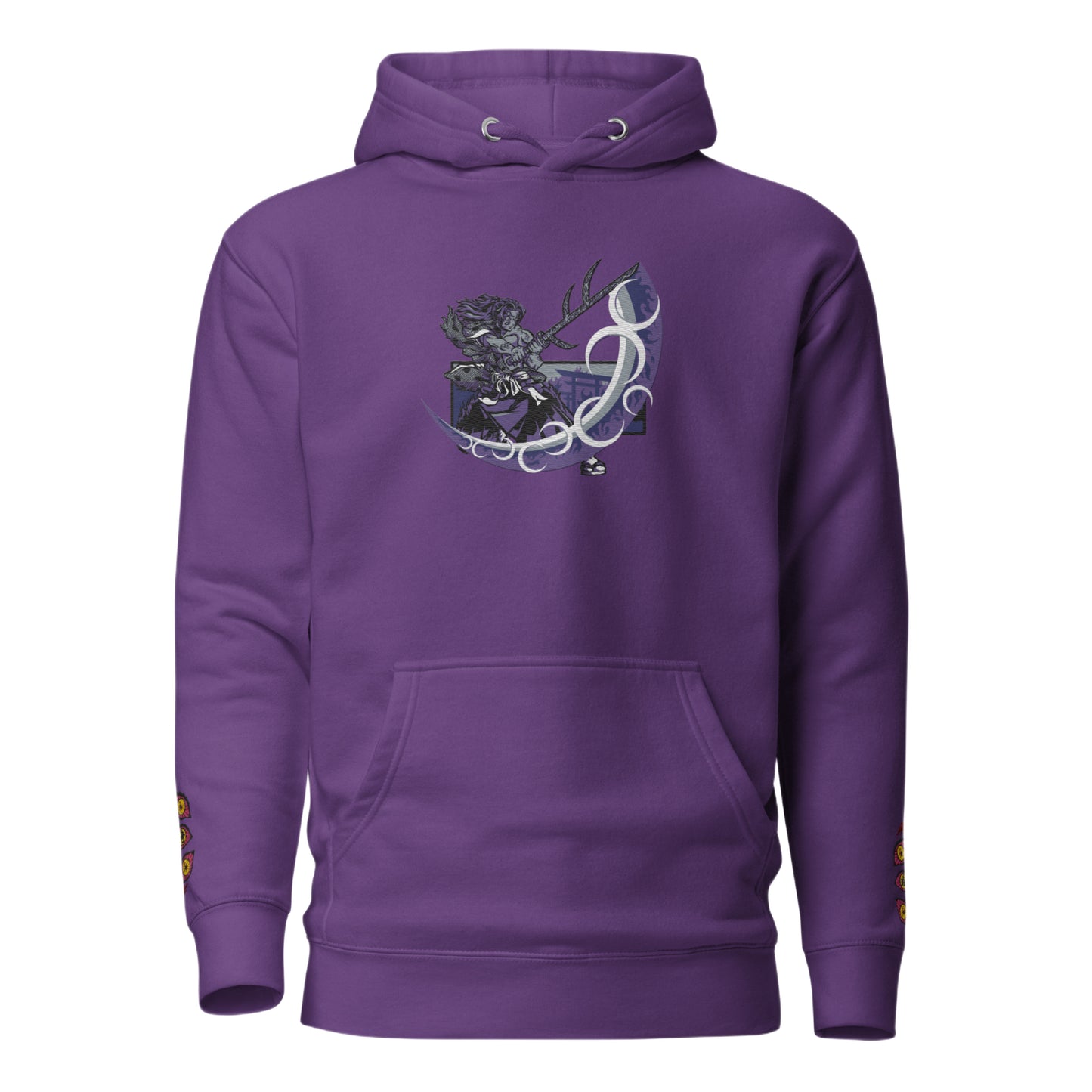 Kokushibo the Demon slayer Unisex Anime Embroidered Unisex Hoodie Collection