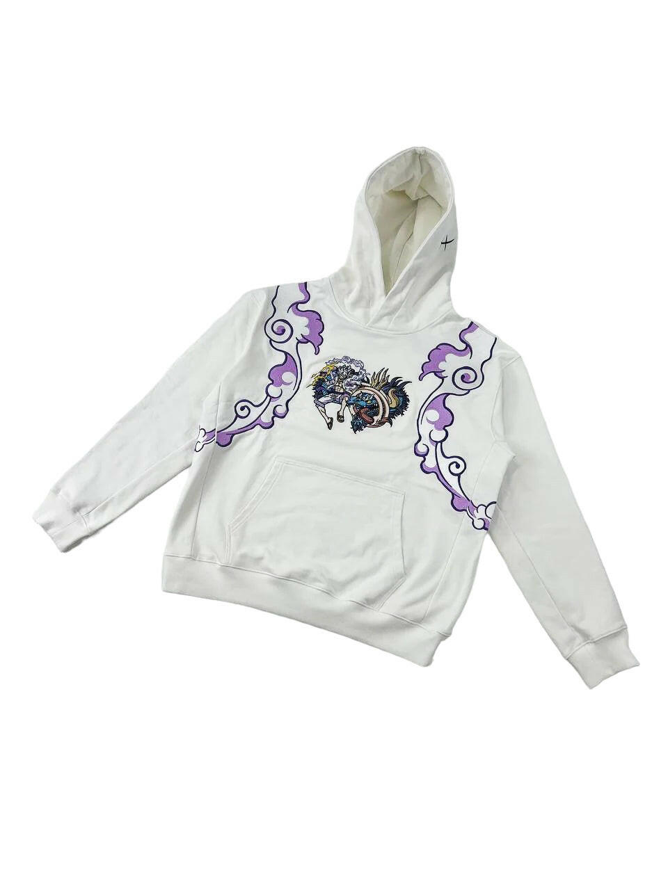 Luffy Gear 5 x Kaido: Anime Embroidered Hoodie