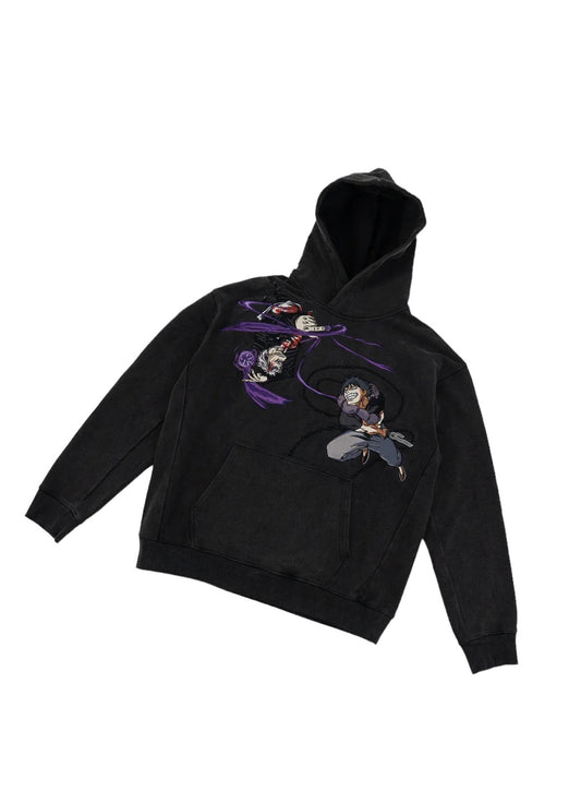 Gojo vs. Toji: The Battle Anime Jujutsu Kaisen Embroidered Hoodie