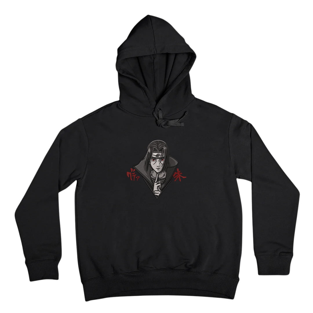 Itachi X Moon Embroidered Hoodie