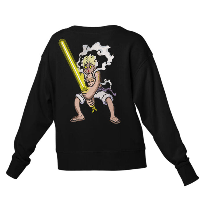 Luffy vs. Kizaru Embroidered Sweatshirt – Speed vs. Willpower