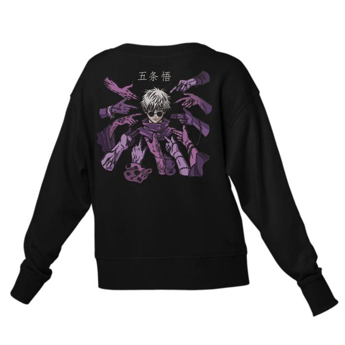 Gojo 'The Honoured One' Embroidered Sweatshirt – Infinite Power, Unmatched Style