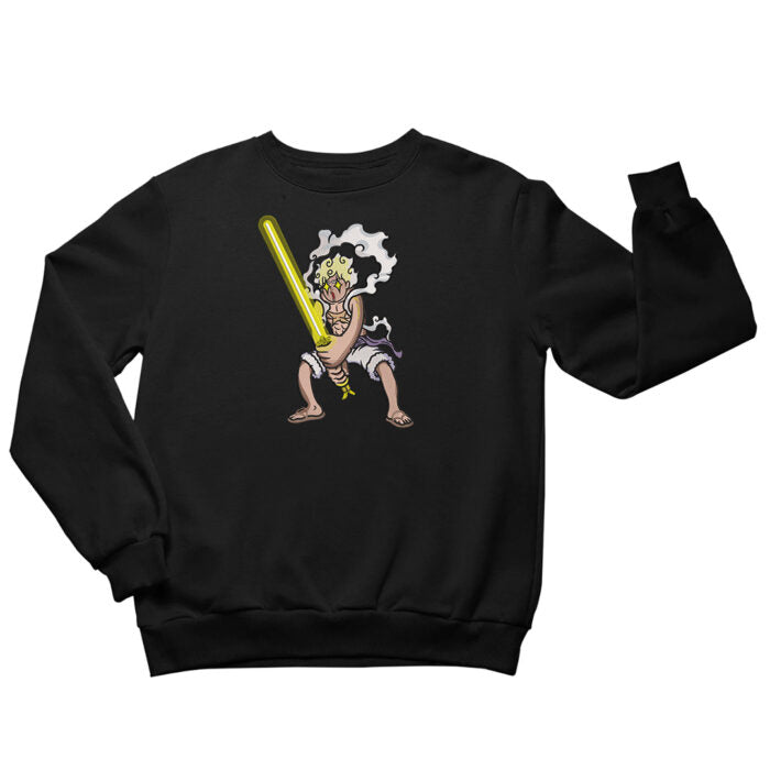 Luffy vs. Kizaru Embroidered Sweatshirt – Speed vs. Willpower