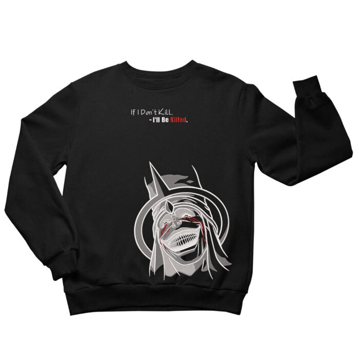 The State of God Embroidered Sweatshirt – Divine Power in Motion