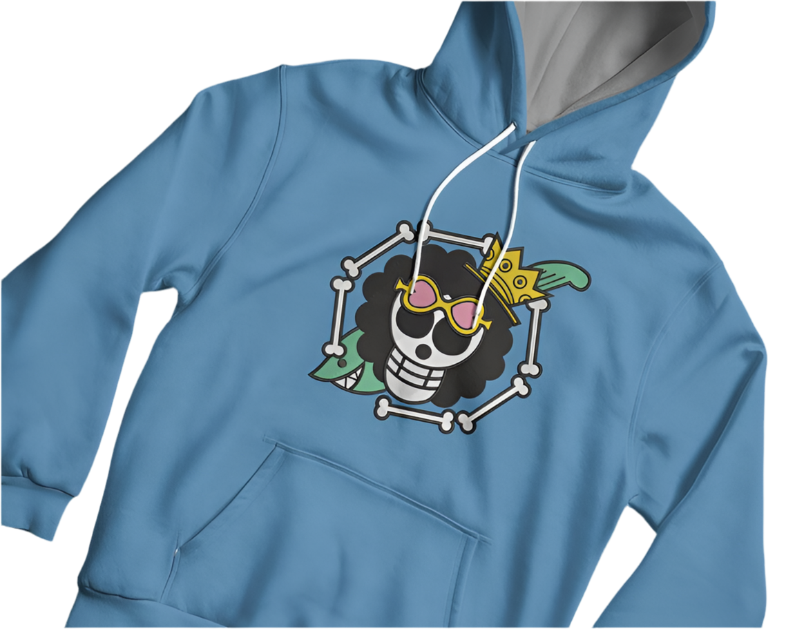 Brook Embroidered Hoodie – Soul King Style for True Fans!