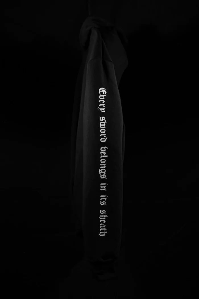 Berserk Guts Black Swordsman Embroidered Hoodie Collection.