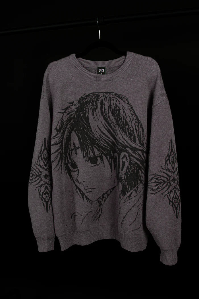 Chrollo’s Cosmic Requiem Hunter x Hunter Anime Knit Sweater Collection.