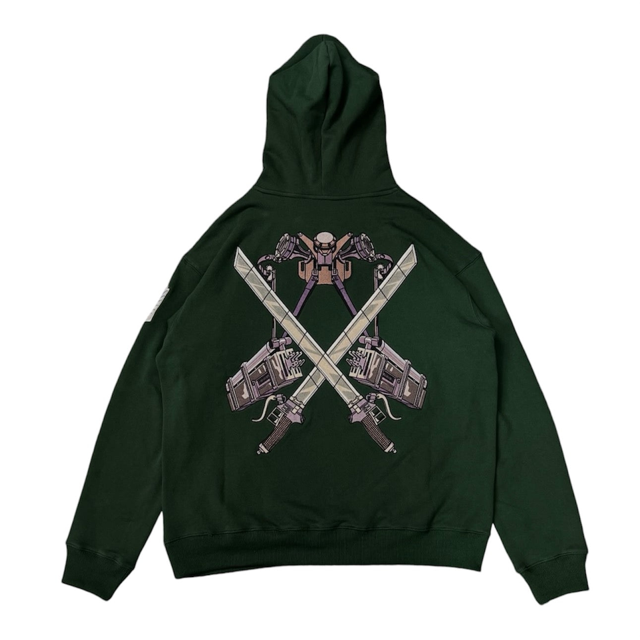 Freedom Emerald Green Embroidered Hoodie – Unleash Your Style