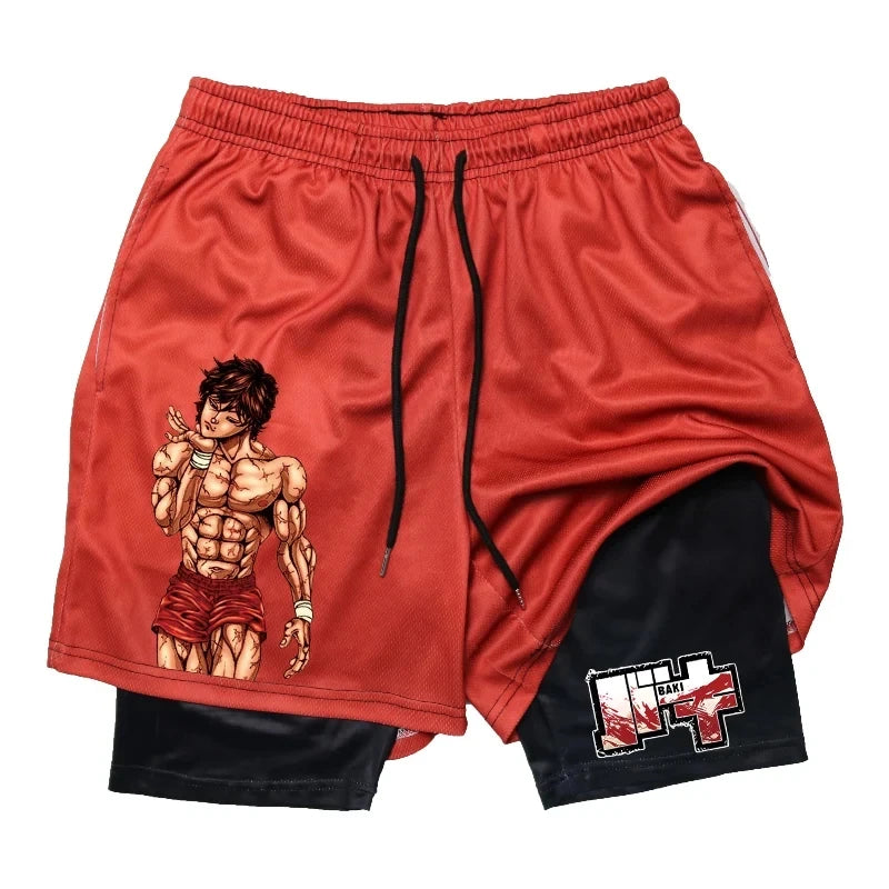 Hanma Baki „The Grappler“ Anime-Performance-Shorts-Kollektion