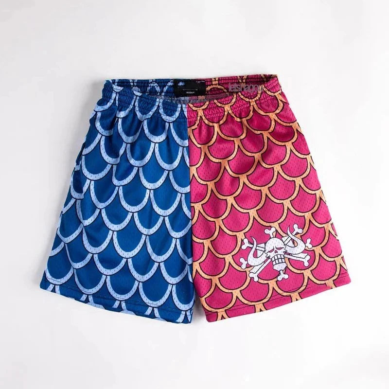 Devil Fruit Performance Anime Shorts: Masculine Bermuda Collection