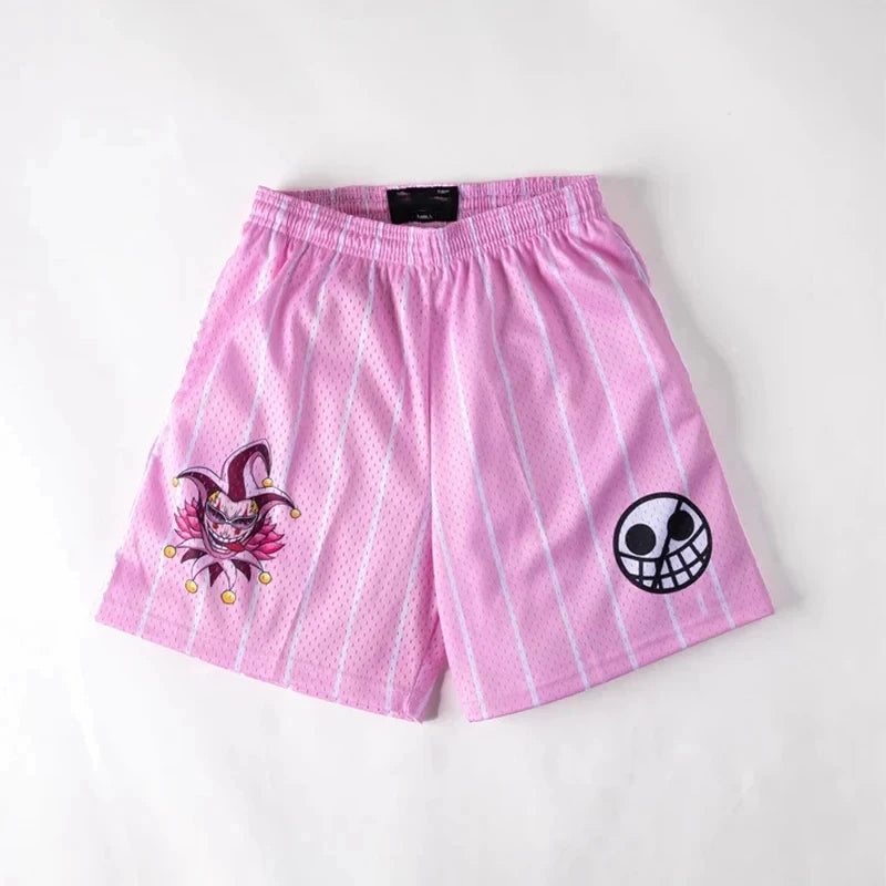 Devil Fruit Performance Anime Shorts: Masculine Bermuda Collection