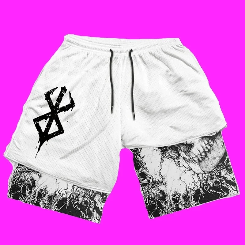 Gothic Performance Anime Shorts-Kollektion