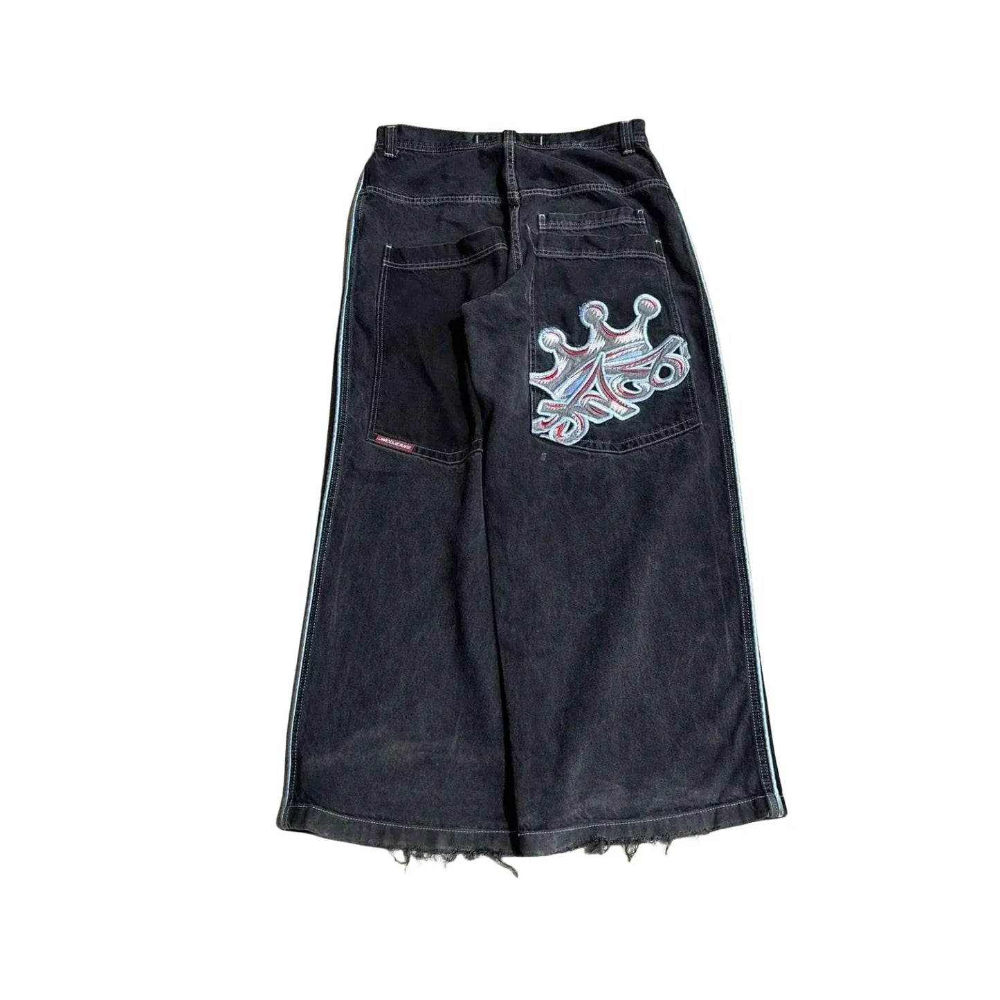 Hip Hop Anime Graphic Baggy Jeans: Gun Girl Print Harajuku Denim Y2K Pants for Men and Women