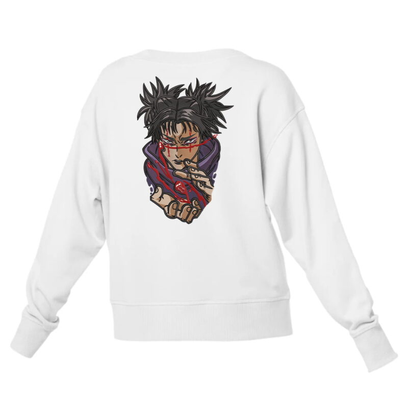 Choso Embroidered Sweatshirt – Bloodline of Vengeance