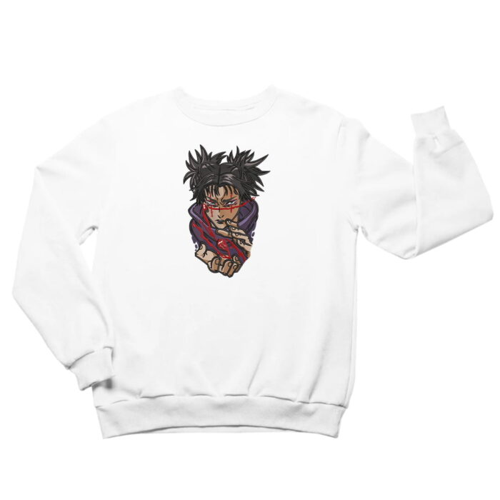 Choso Embroidered Sweatshirt – Bloodline of Vengeance