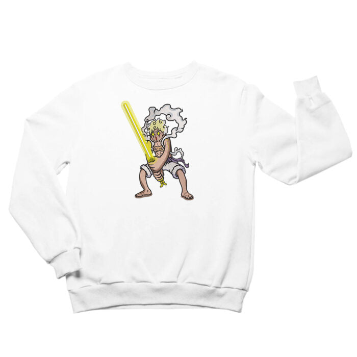 Luffy vs. Kizaru Embroidered Sweatshirt – Speed vs. Willpower