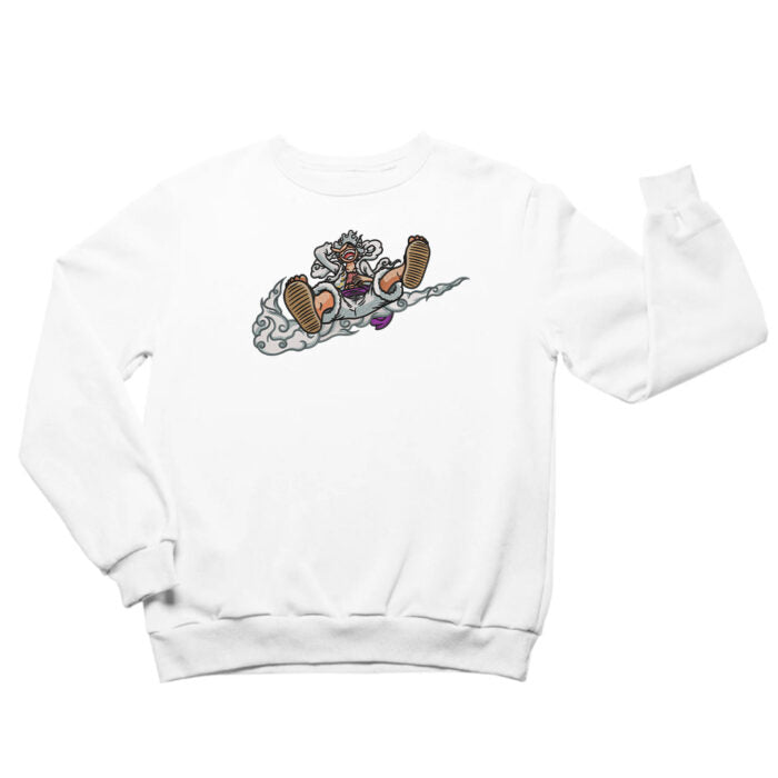 Legendary Luffy vs. Lucci Embroidered Sweatshirt – Battle of Determination