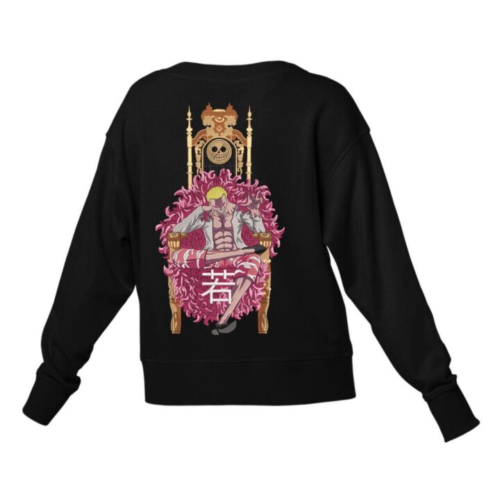 Doflamingo Pirate & Doflamingo Embroidered Sweatshirt – The Flaming Emperor's Reign