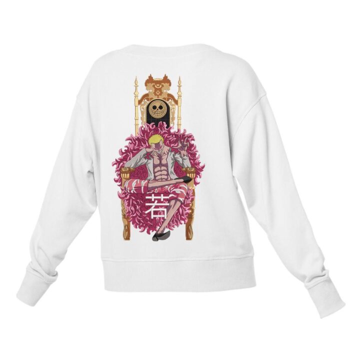 Doflamingo Pirate & Doflamingo Embroidered Sweatshirt – The Flaming Emperor's Reign