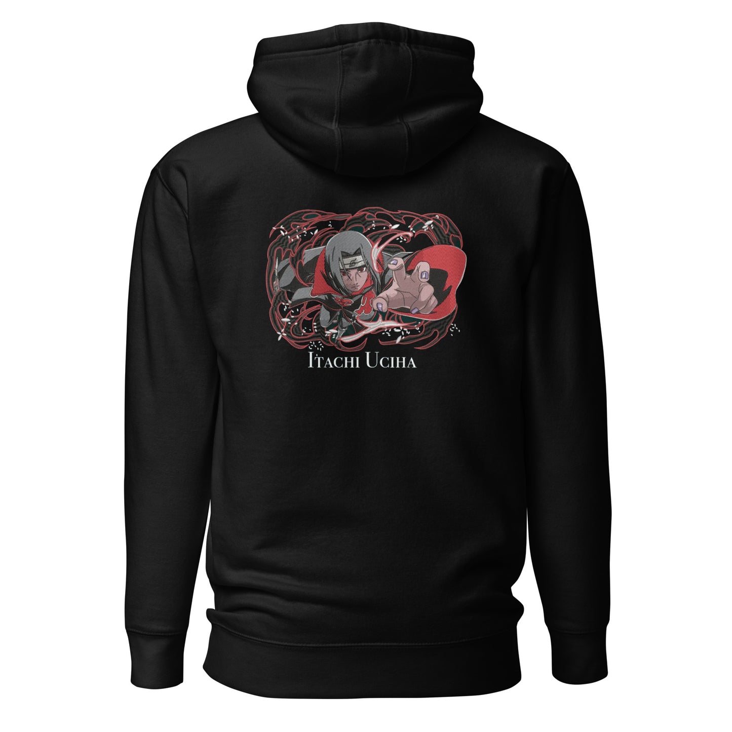 Uchiha Itachi's Genjutsu "The Power of Tsukuyomi" Embroidered Unisex Hoodie Collection