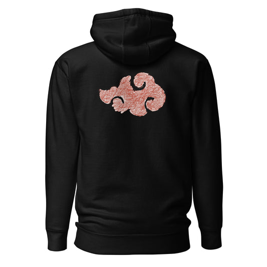 Uchiha's Tsukuyomi Genjutsu Akatsuki Anime Embroidered Unisex Hoodie Collection