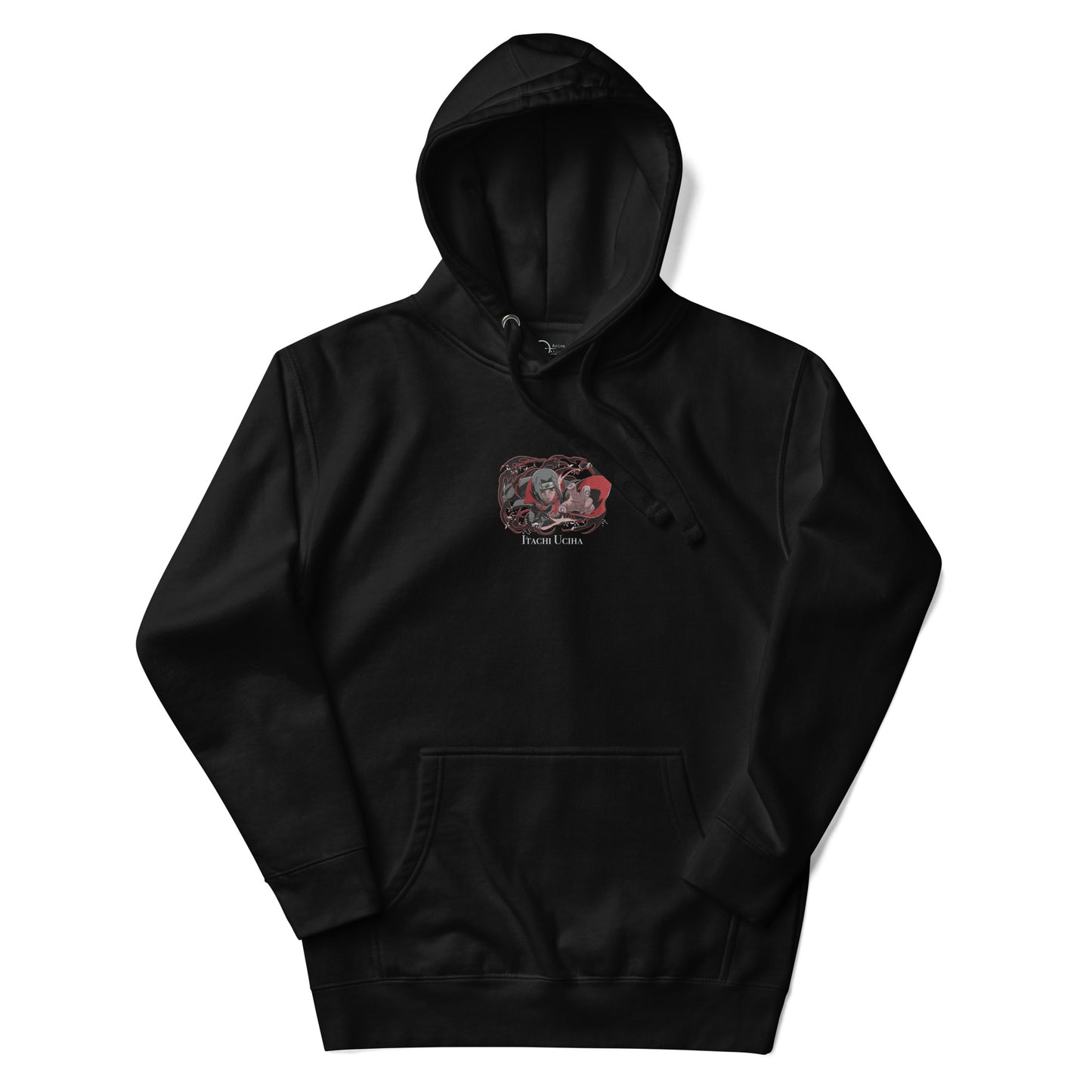 Uchihas Tsukuyomi Genjutsu Akatsuki Anime Bestickte Unisex-Kapuzenpullover-Kollektion