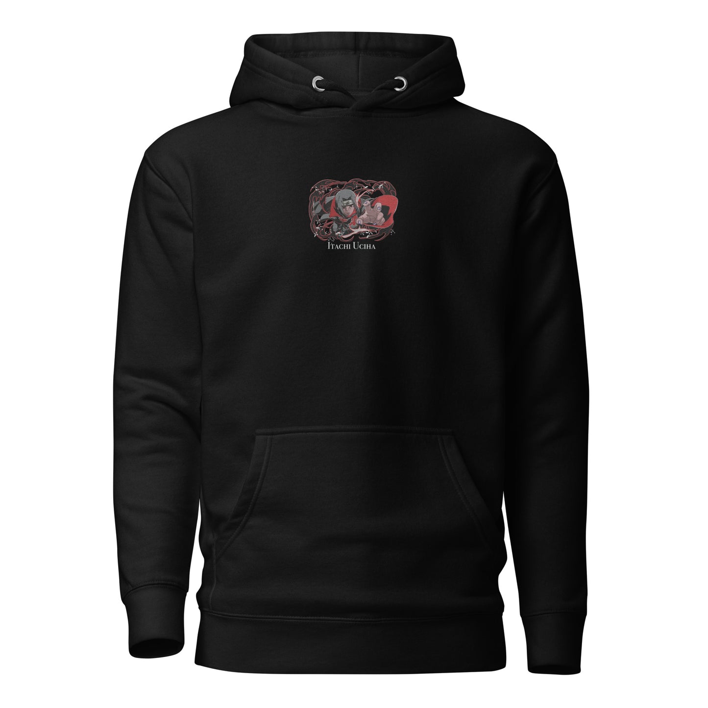 Uchiha's Tsukuyomi Genjutsu Akatsuki Anime Embroidered Unisex Hoodie Collection