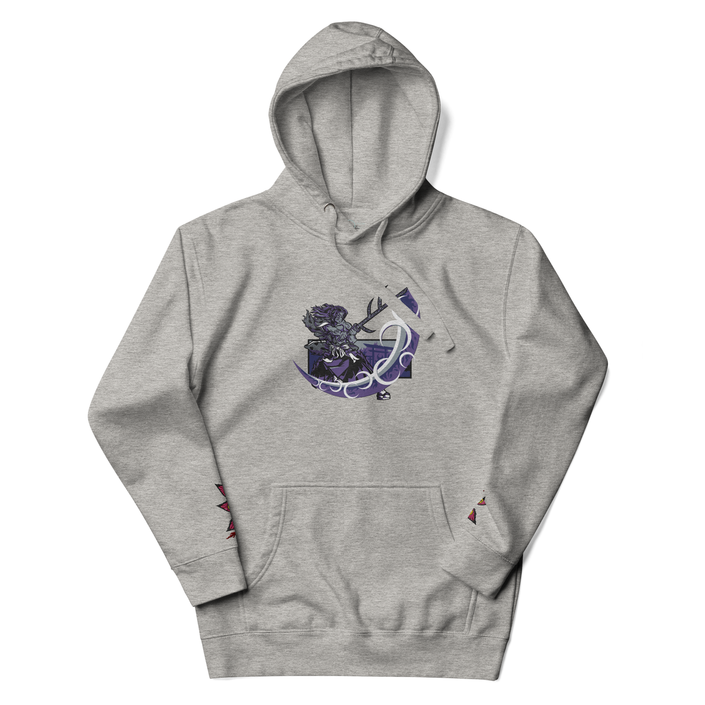 Kokushibo the Demon slayer Unisex Anime Embroidered Unisex Hoodie Collection