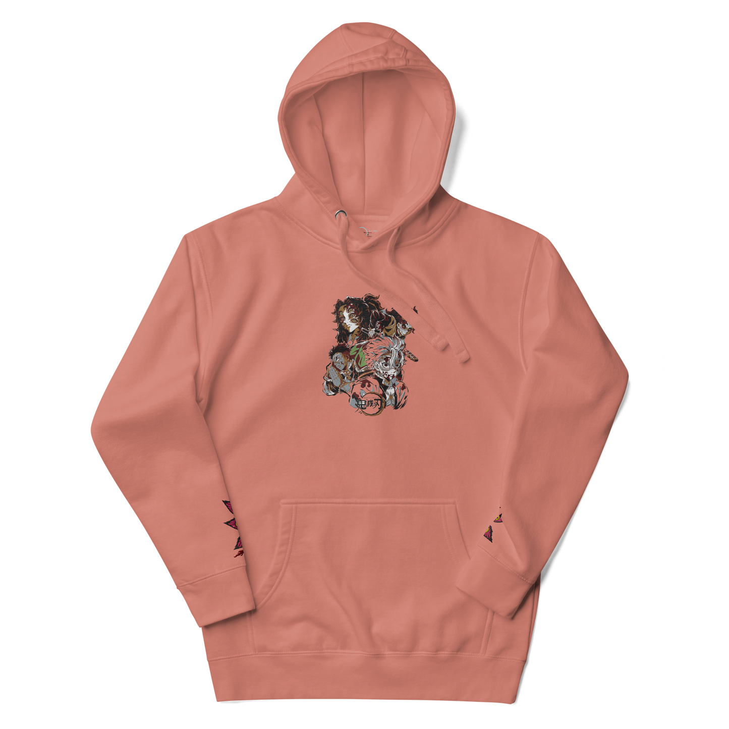 Hoodie mit Stickerei aus der Demon Slayer-Charakteren-Unisex-Kollektion