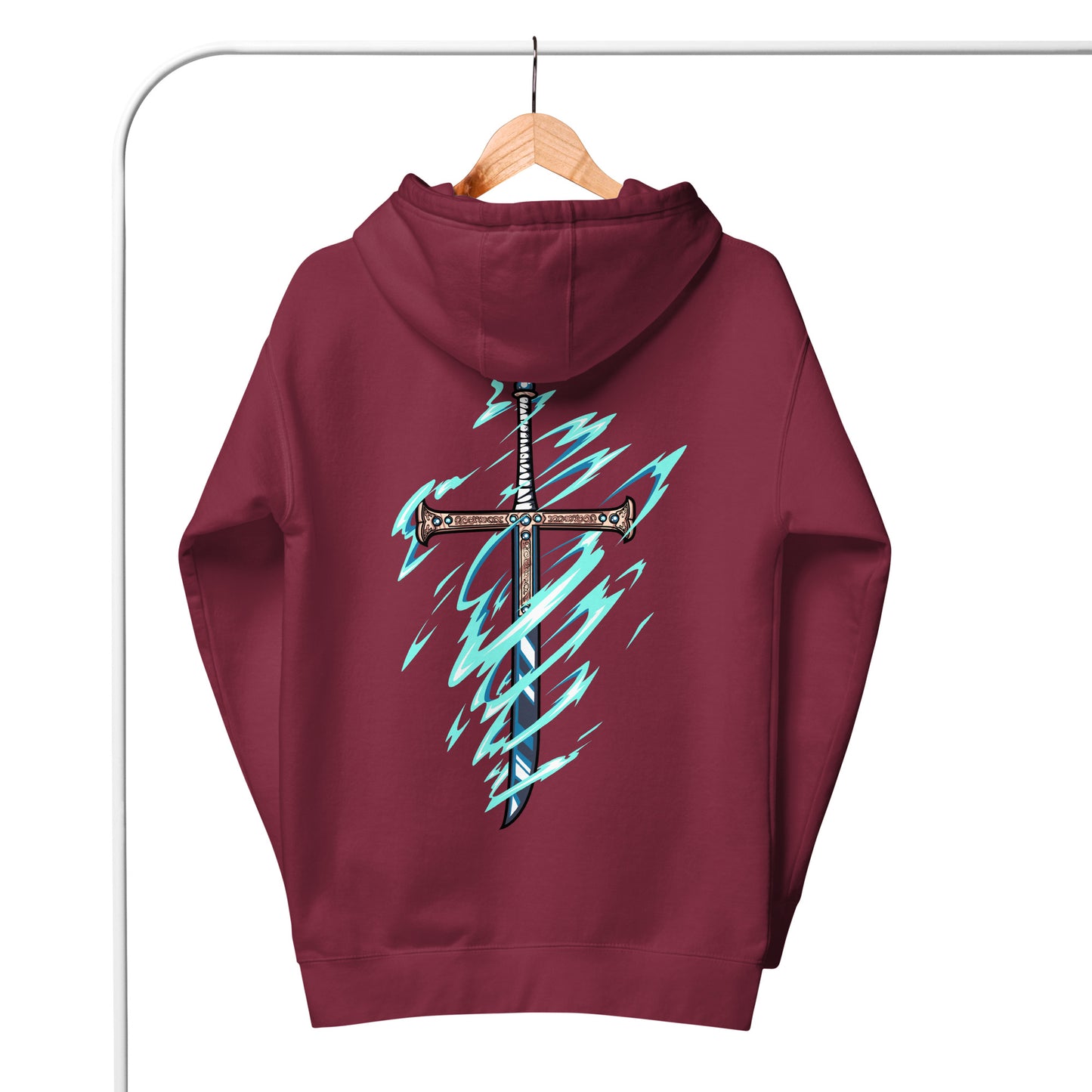 Dracule Mihawk One Piece Anime Embroidered Unisex Hoodie Collection