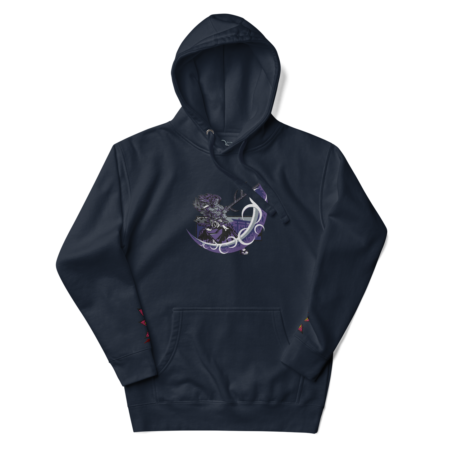 Kokushibo the Demon slayer Unisex Anime Embroidered Unisex Hoodie Collection