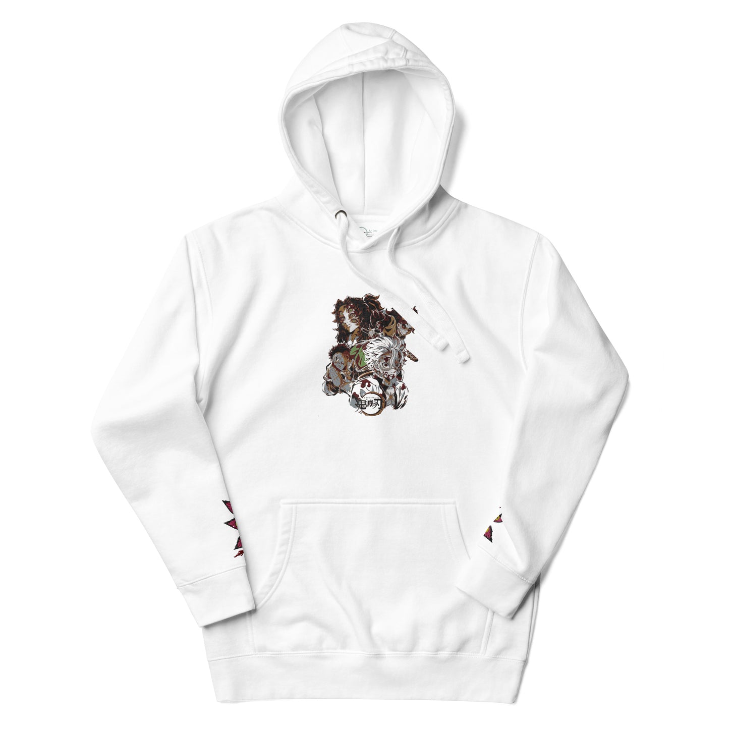 Demon Slayer Characters Embroidered Unisex Collection Hoodie