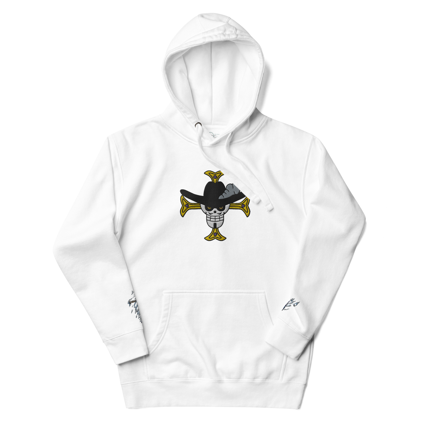 Hawk Eye Mihawk One Piece Anime Unisex Embroidered and DTG Print Hoodie Collection